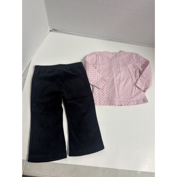 Girls 12 Months Lot 4 Pants( Used) 1 Top (new) - Picture 4 of 7